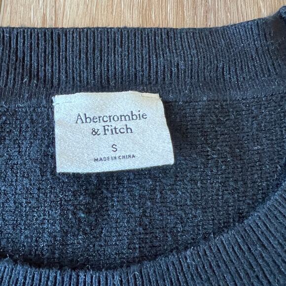 ABERCROMBIE & FITCH Women's Ribbed Tank Top Size S In Black - Picture 5 of 6